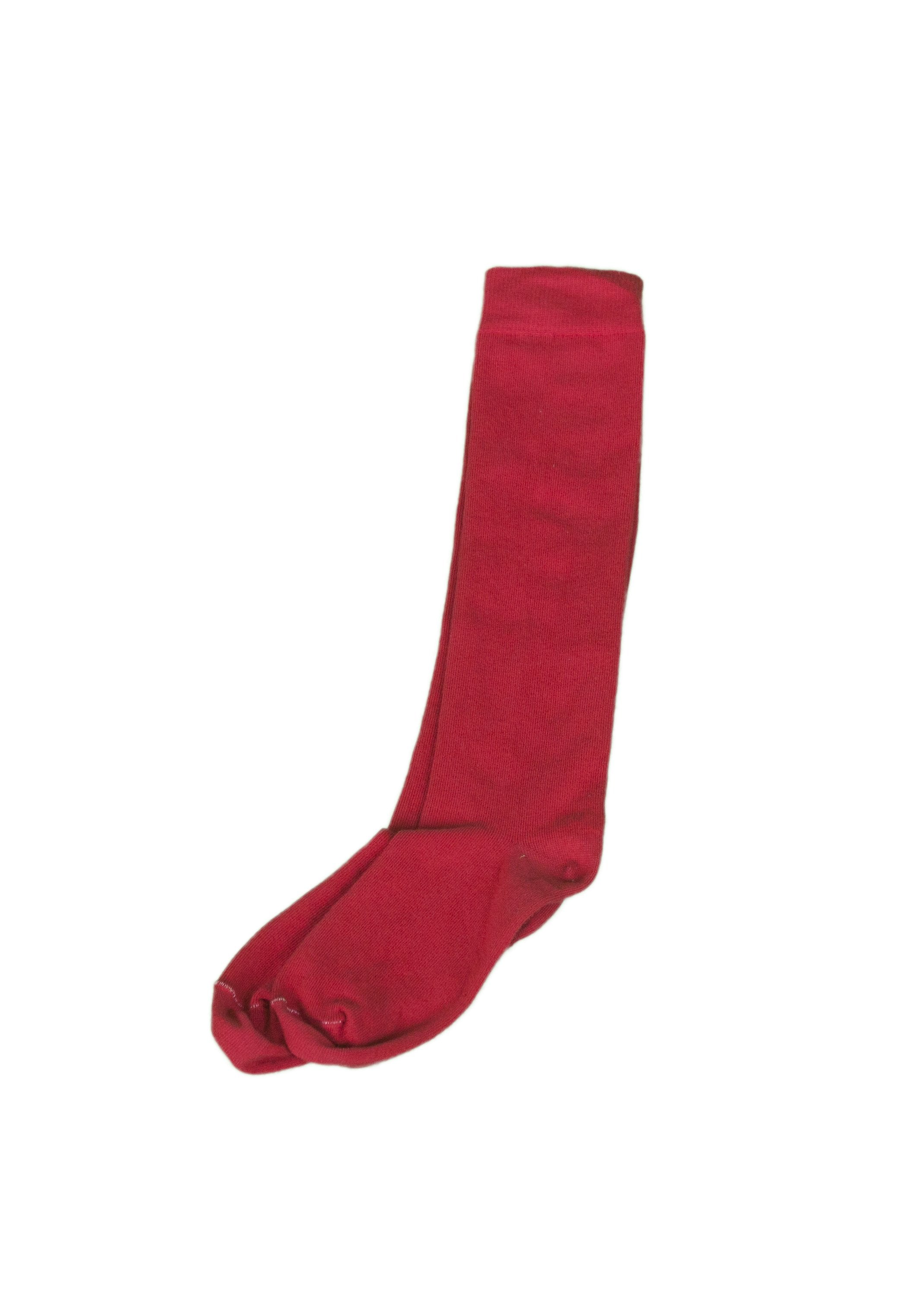 Primary Red Long Socks